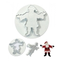Ausstecher mit Auswerfer - Weihnachtsmann